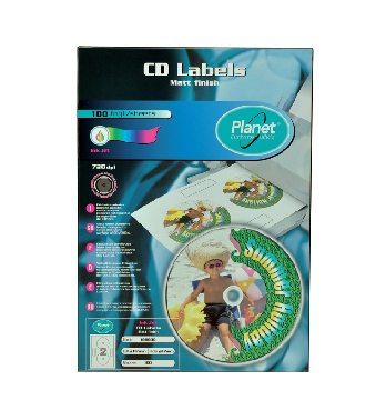 Etichette per stampanti laser/ink-jet per CD